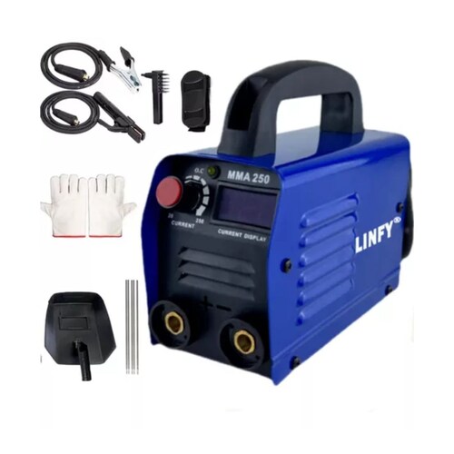 Soldador Inversor 60hz 110v Grado Industria Portátil Estable Azul