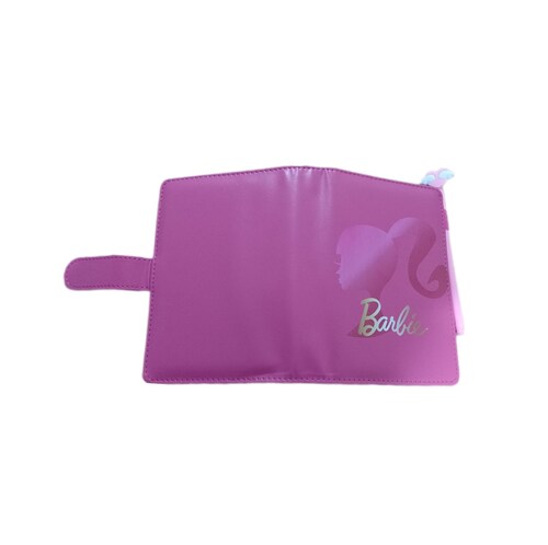 Agenda administradora de  Organigastos Diseño Barbie Cuero Sintético