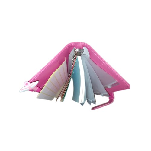Agenda administradora de  Organigastos Diseño Barbie Cuero Sintético