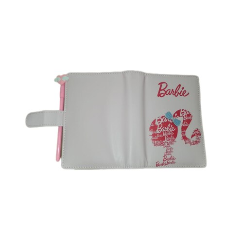 Agenda administradora de  Organigastos Diseño Barbie Cuero Sintético