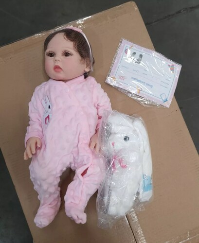Npk Muñeca Bebé Completo De Silicona 48cm, Niñas Reborn.