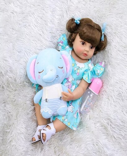 Muñeca Reborn Reborn De Silicona Realista Regalos De Elefant.