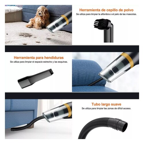 Aspiradora De Mano Portátil Inalámbrica Para Auto Hogar