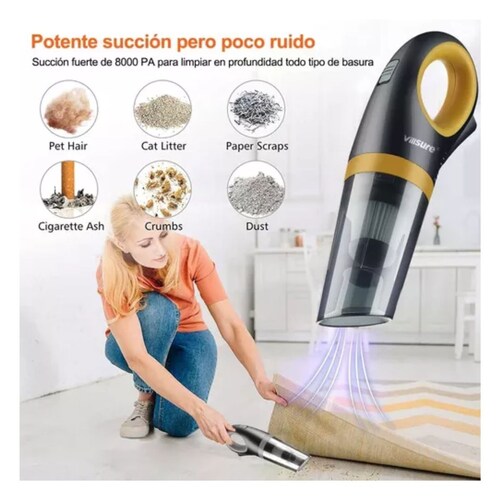 Aspiradora De Mano Portátil Inalámbrica Para Auto Hogar