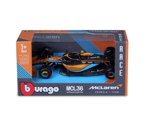 Carro a escala F1 McLaren Lando Norris #4 Formula 1