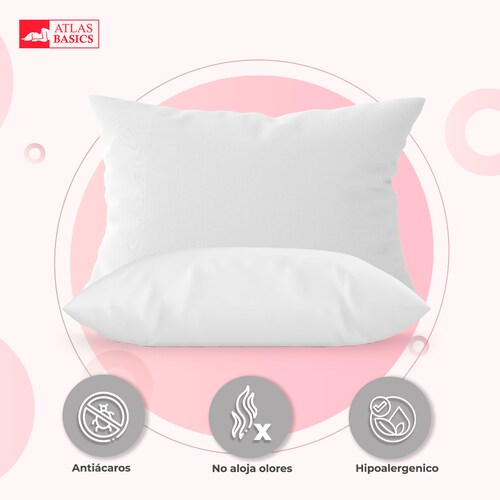 Litera 2 Niveles Reyna Individual-Matrimonial +  Almohadas Atlas Basic