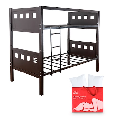 LITERA REYNA CON ALMOHADA ATLAS BASIC | INDIVIDUAL