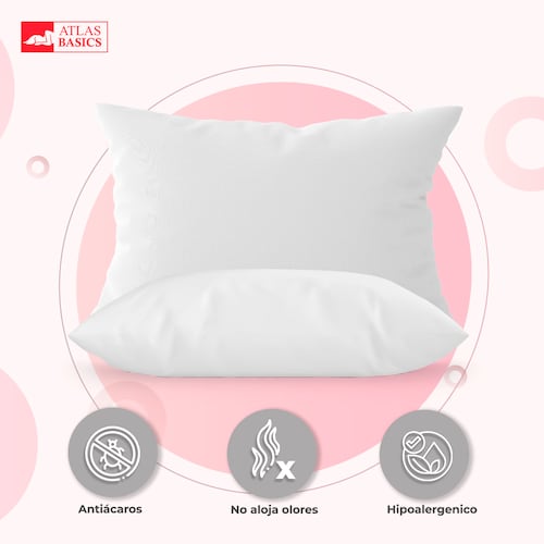 LITERA REYNA CON ALMOHADA ATLAS BASIC | INDIVIDUAL