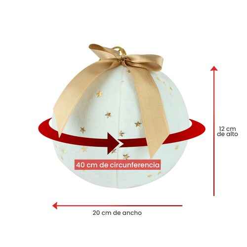 Esferas Pastel  Set Decoración Navidad 4 pzas Tv Ofertas Fredo Adorno Navideño 40 cm