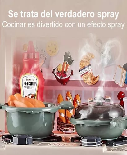 Cocina Juguete Cocina De Simulaciónjuguetes De Los Niños Color Rojo Naranja.