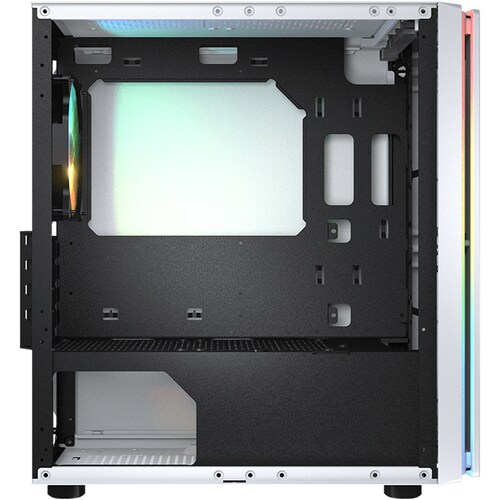 Gabinete Gamer COUGAR PURITY RGB Micro ATX 1 Fan Cristal Templado Blanco 385PC40.0002 
