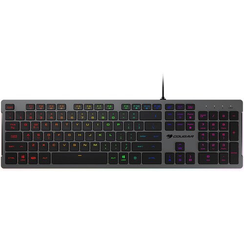 Teclado Gamer COUGAR VANTAR S RGB Switch de Tijera USB Ingles Negro 37VSBXNMI.0002 