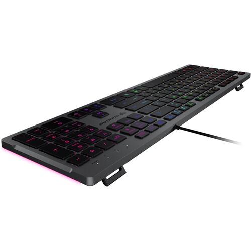 Teclado Gamer COUGAR VANTAR S RGB Switch de Tijera USB Ingles Negro 37VSBXNMI.0002 