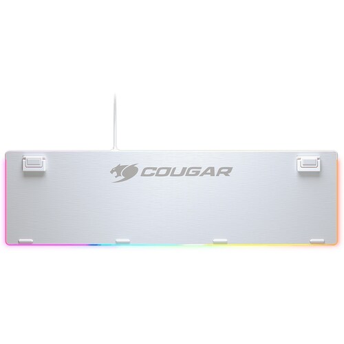Teclado Gamer COUGAR VANTAR S RGB Switch de Tijera USB Ingles Blanco 37VSWRNMW.0002 