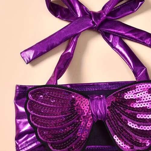 Traje de baño para niña de sirena