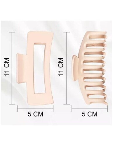  Pinzas Para Cabello Broches Cabello Grande Mujer 8 Pzs Multicolor