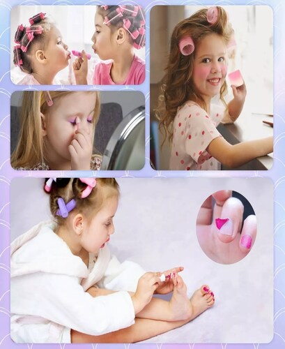 Juego Maquillaje Belleza Para Niña Cosméticos Conjunto 58pzs