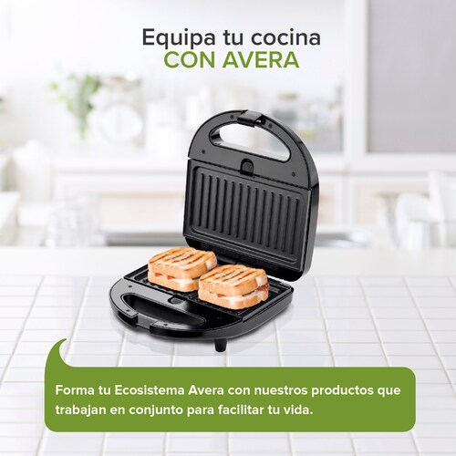 Frigobar Negro 3.2 Pies 90 L Dos Puertas Con Congelador  Avera FB02D