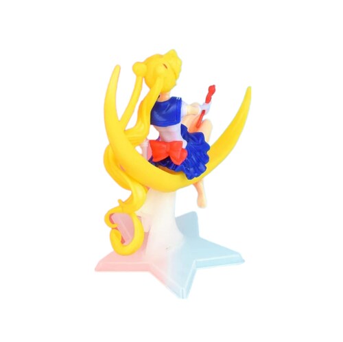 Figura De Colección Serena Sailor Moon Con Base Lunar Sin Caja