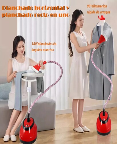 Plancha Vertical Vapor Para Ropa Desinfecta Vaporizador 2en1.