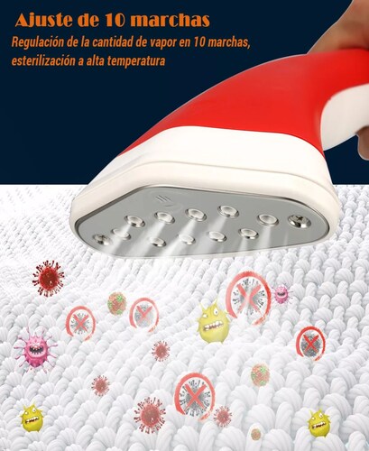 Plancha Vertical Vapor Para Ropa Desinfecta Vaporizador 2en1.