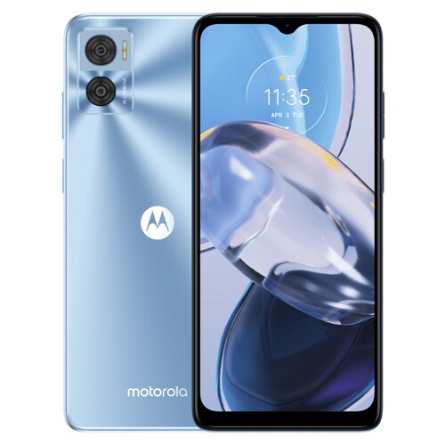 Celular Motorola Moto E22 Dual Sim 32GB Azul 3GB Ram.
