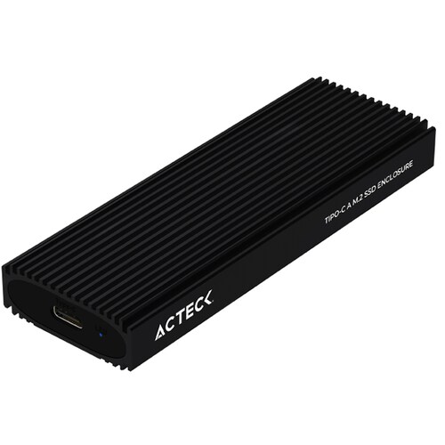 Case Enclosure ACTECK ARMOR PRO HC660 10 GBbps M.2 USB-C Negro AC-936453 