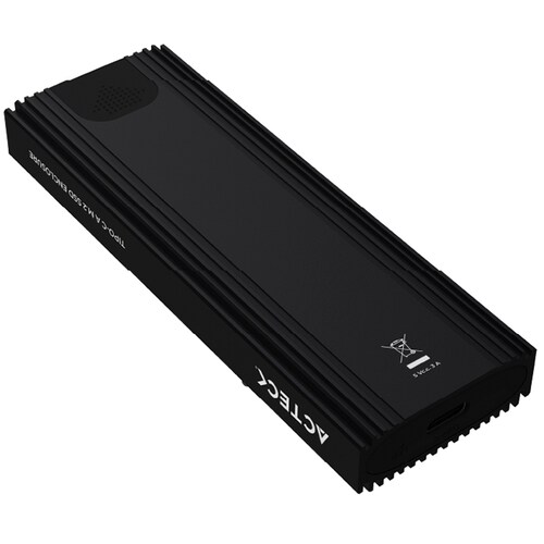 Case Enclosure ACTECK ARMOR PRO HC660 10 GBbps M.2 USB-C Negro AC-936453 