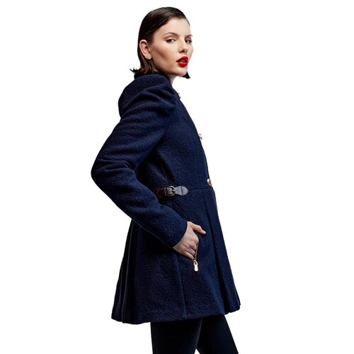 Abrigo cruzado con tablones Schatz Woman, mod. 1040246