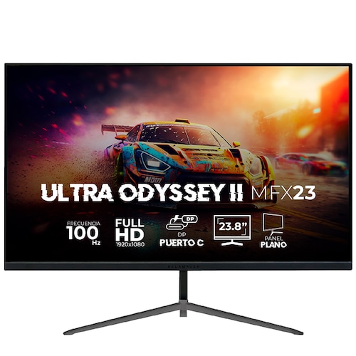 Monitor Gamer 23.8 BALAM RUSH ULTRA ODYSSEY II MFX23 1ms 100Hz FHD IPS LED HDMI Negro BR-938358 