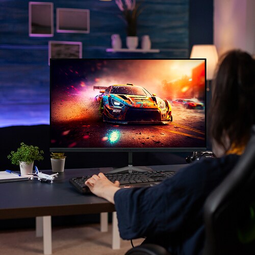 Monitor Gamer 23.8 BALAM RUSH ULTRA ODYSSEY II MFX23 1ms 100Hz FHD IPS LED HDMI Negro BR-938358 