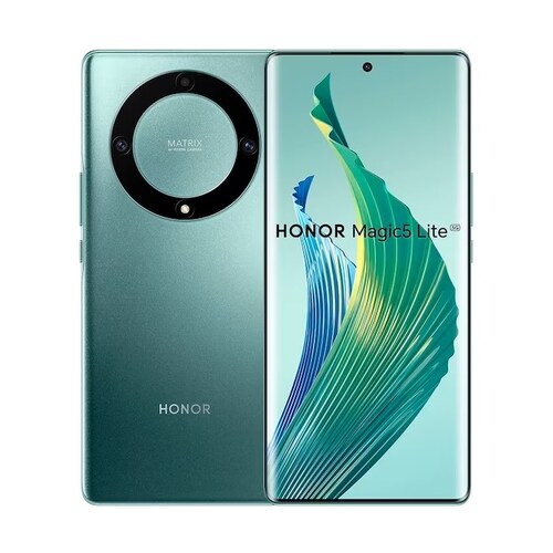 CELULAR HONOR MAGIC 5 LITE 5G 256/8gb VERDE Desbloqueado Dual Sim.