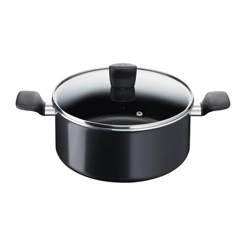 Olla Inducción 24 Cms Tfal Start Easy C2674602 Negro