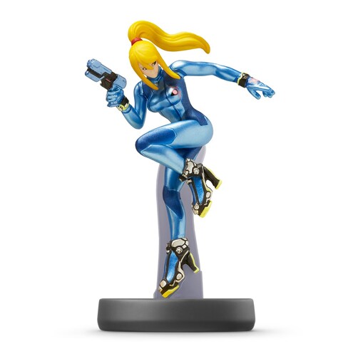 Figura Amiibo Zero Suit Samus Metroid Super Smash Bros