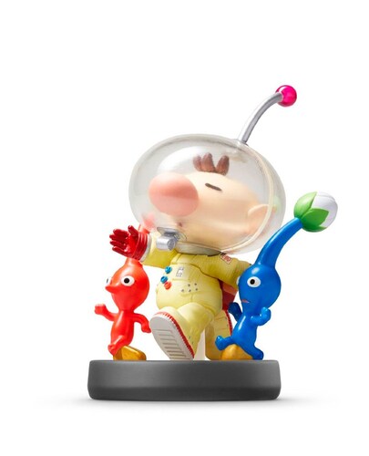 Figura Amiibo Olimar Pikmin Super Smash Bros Nueva Versión.
