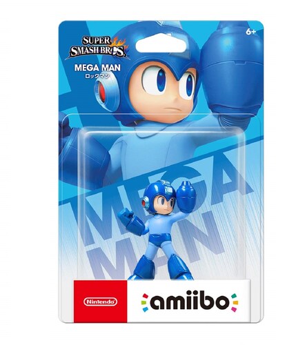 Figura Amiibo Nintendo Megaman Super Smash Bros.