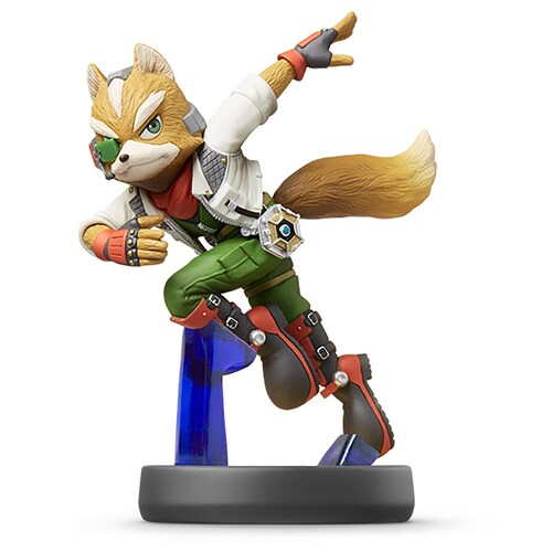 Figura Amiibo Original Fox Starfox Super Smash Bros.