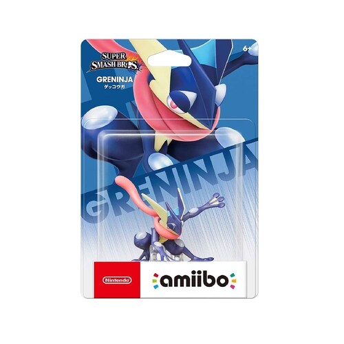 Figura Amiibo Original Greninja Pokémon Super Smash Bros.