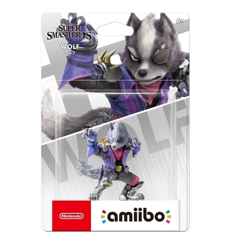 Figura Amiibo Nintendo Super Smash Bros Wolf Starfox.