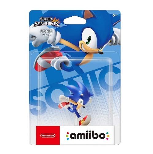 Figura Amiibo Nintendo Super Smash Bros Sonic The Hedgehog.
