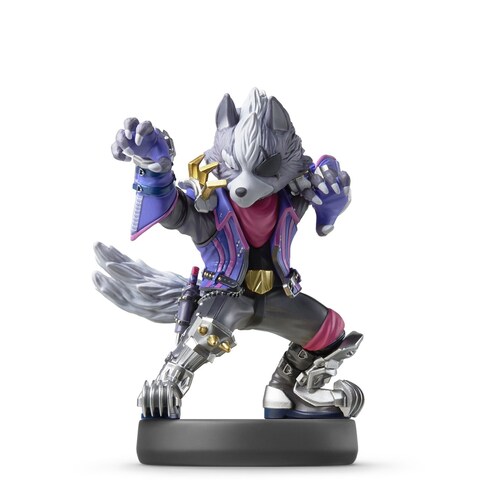 Figura Amiibo Nintendo Super Smash Bros Wolf Starfox.