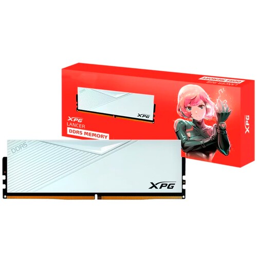 Memoria RAM DDR5 16GB 5200MT/s XPG LANCER 1x16GB Blanco AX5U5200C3816G-CLAWH 