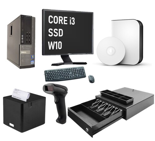 Kit Punto De Venta Tiendify Abarrotes Farmacia Papeleria Ferretería etc  PLUS Core i3 SSD POS TPV PDV