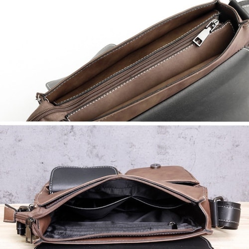 Bandolera Bolso Mensajero Hombre Gran Capacidad Impermeable 