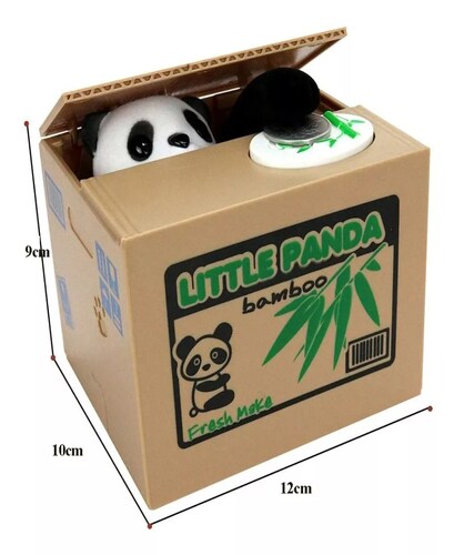 Hucha Panda Roba Moneda De Dinero Electronica Sonido Regalo.