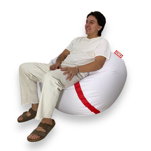 Sillon Puff Bola Baseball o Beisbol marca Mundo Puff.