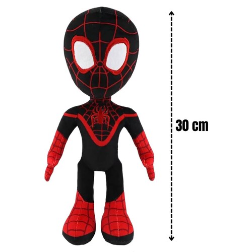 Peluche Spiderman Miles Morales Marvel Vengadores 30 Cm