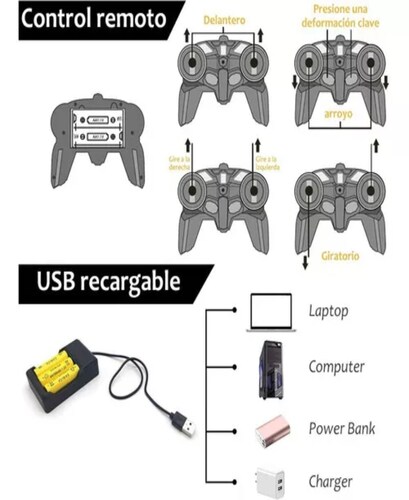 2 En 1 Eléctrico Rc Coche Deformación Robots Niños Niños Jug.