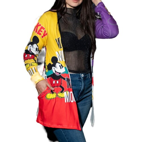 Cárdigan Saco Ensamble De Mujer Modelo Mickey Mouse.