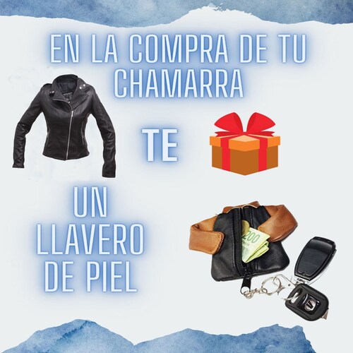 Chamarra de cuero Autentico casual Yadvana Dama incluye regalo un llavero de piel